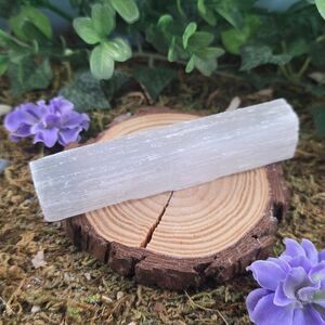 Small Raw Selenite Stick, Wand #9